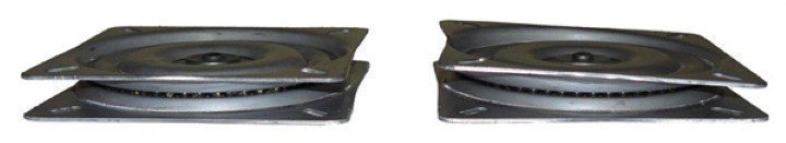 SWIVEL PLATE 7” Square, 3° Pitch With Memory Return Spring