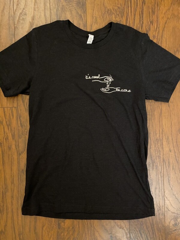 "It's cool to care" unisex t-shirt