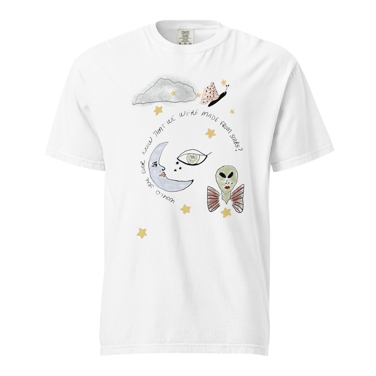Unisex garment-dyed heavyweight t-shirt