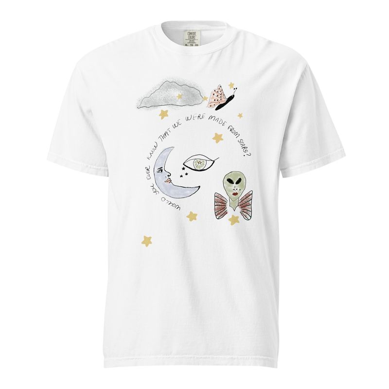 Unisex garment-dyed heavyweight t-shirt