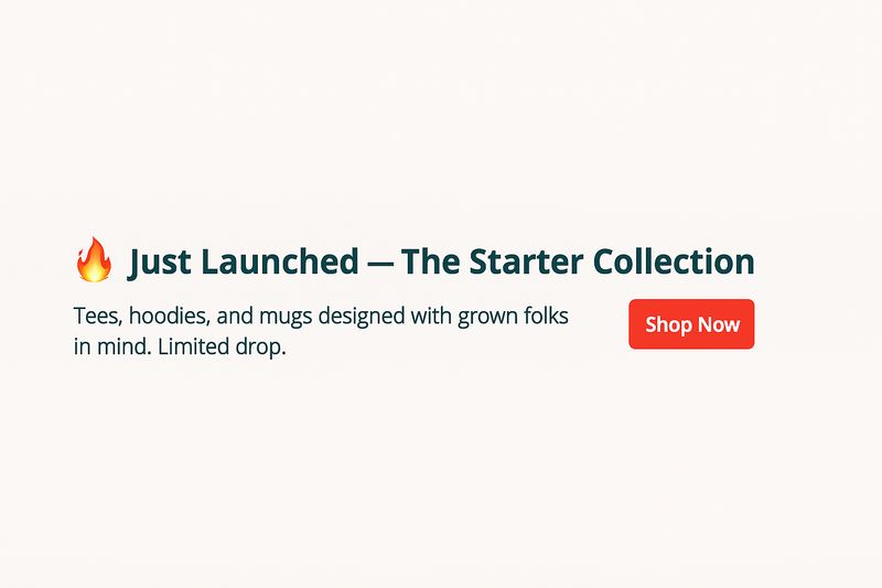 Just Launched — The Starter Collection