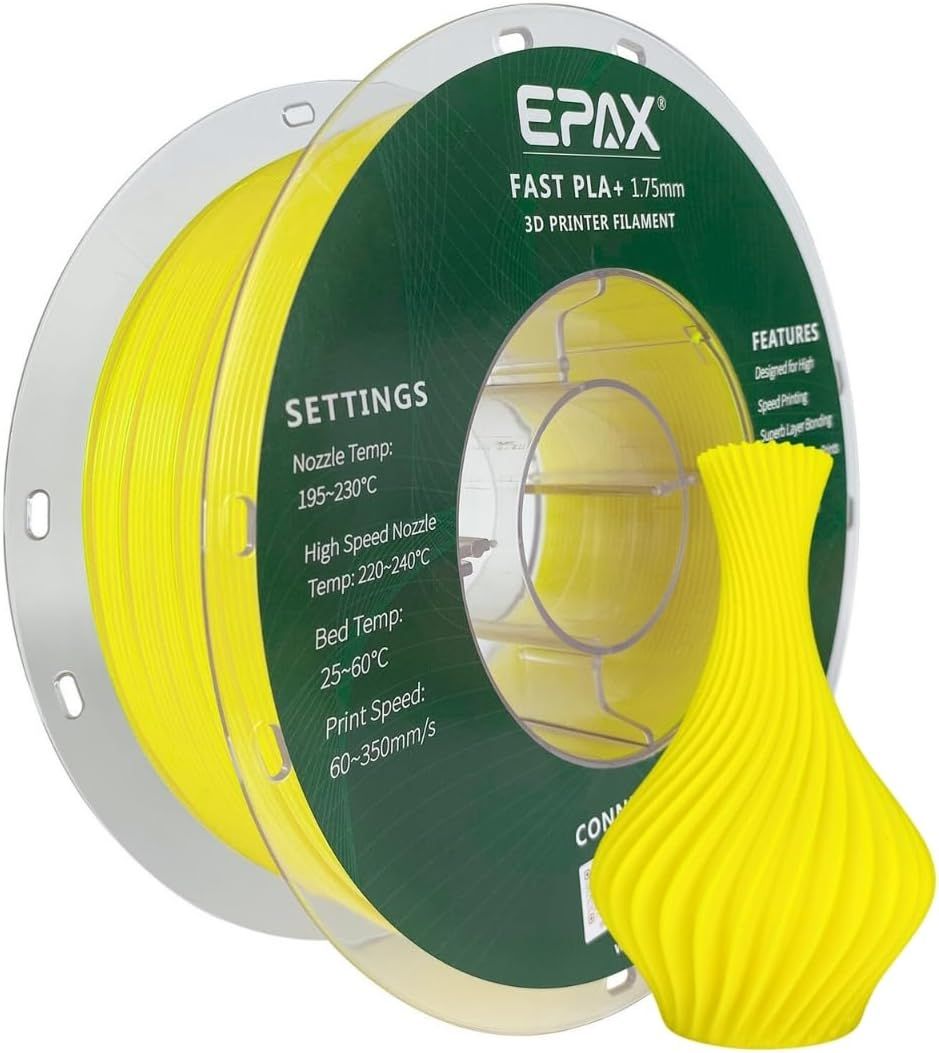 EPAX 3D PLA+ (Yellow) 3D Printer Filament