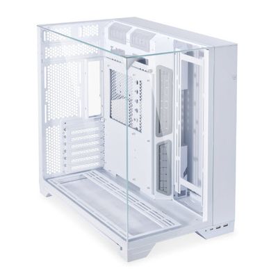 Lian Li O11 Vision -Three Sided Tempered Glass Panels - Dual-Chamber ATX Mid Tower - Up to 2 x 360mm Radiators - Removable Motherboard Tray for PC Building - Up to 455mm Large GPUs (O11VW.US) Lian Li O11 Vision -Three Sided Tempered Glass Panels - Dual-Chamber ATX Mid Tower - Up to 2 x 360mm Radiators - Removable Motherboard Tray for PC Building - Up to 455mm Large GPUs (O11VW.US)