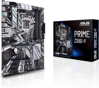 ASUS Prime Z390-P LGA1151 (Intel 8th and 9th Gen) ATX Motherboard for Cryptocurrency Mining(BTC) with Above 4G Decoding, 6xPCIe Slot and USB 3.1 Gen2 (Refurbished) ASUS Prime Z390-P LGA1151 (Intel 8th and 9th Gen) ATX Motherboard for Cryptocurrency Mining(BTC) with Above 4G Decoding, 6xPCIe Slot and USB 3.1 Gen2 (Refurbished)