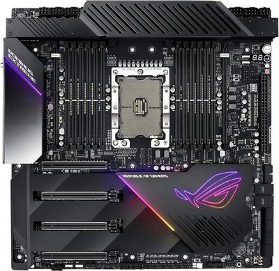 ASUS ROG Dominus Extreme Intel LGA 3647 for Xeon W-3175X (C621) 12 DIMM DDR4 M.2 U.2 EEB Performance Motherboard with Aquantia 10G LAN, USB 3.1