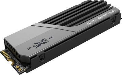 Silicon Power 4TB US75 Nvme PCIe Gen4 M.2 2280 SSD R/W Up to 7,000/6,500 MB/s with Heatsink (SP04KGBP44US7505AC)