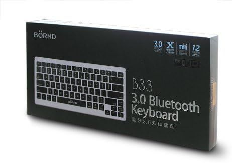 BORND B33 Bluetooth 3.0 Wireless Keyboard