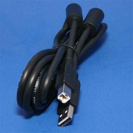 6ft USB 2.0 Cable Dual Ferrite Chokes Type A to Type B