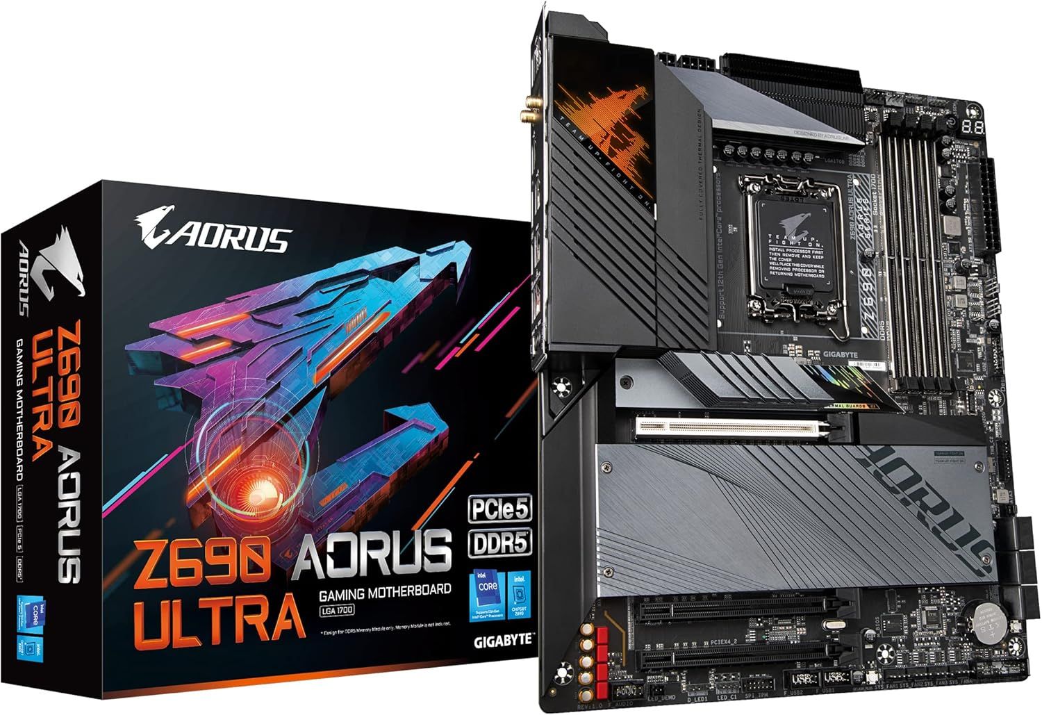 Gigabyte Z690 Aorus Ultra LGA 1700 Intel Z690 ATX Motherboard DDR5 (Refurbished)