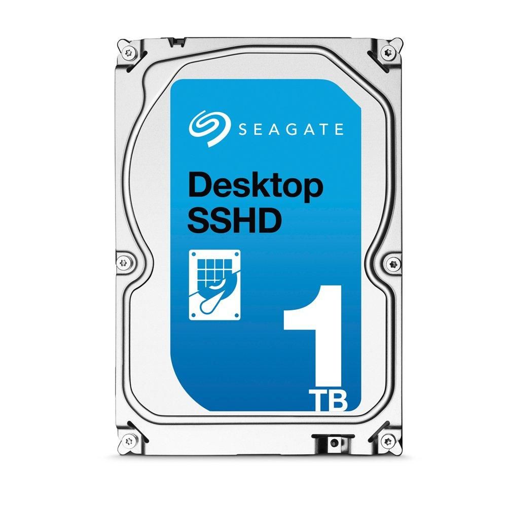 Seagate Barracuda 1TB SSHD ST1000DX001 Solid State Hybrid Hard Disk Drive - (Refurbished)