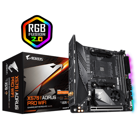 Gigabyte X570 I Aorus Pro Wi-Fi AMD RYZEN Mini-ITX Motherboard (Refurbished)