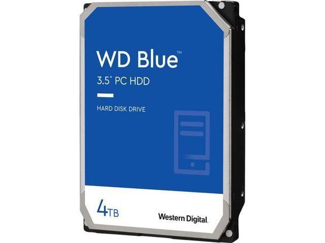 Western Digital Blue 4TB 3.5" HDD SATA III 5400RPM WD40EZAX (Refurbished)