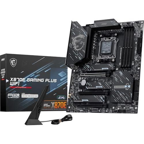 MSI X870E Gaming Plus Wi-Fi 7 Motherboard, ATX AM5