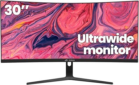 CRUA 30Inch Ultrawide Curved Monitor Refurbished