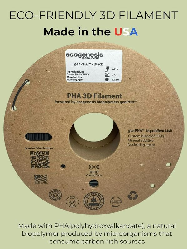 Ecogenesis Filament Biodegradable PHA