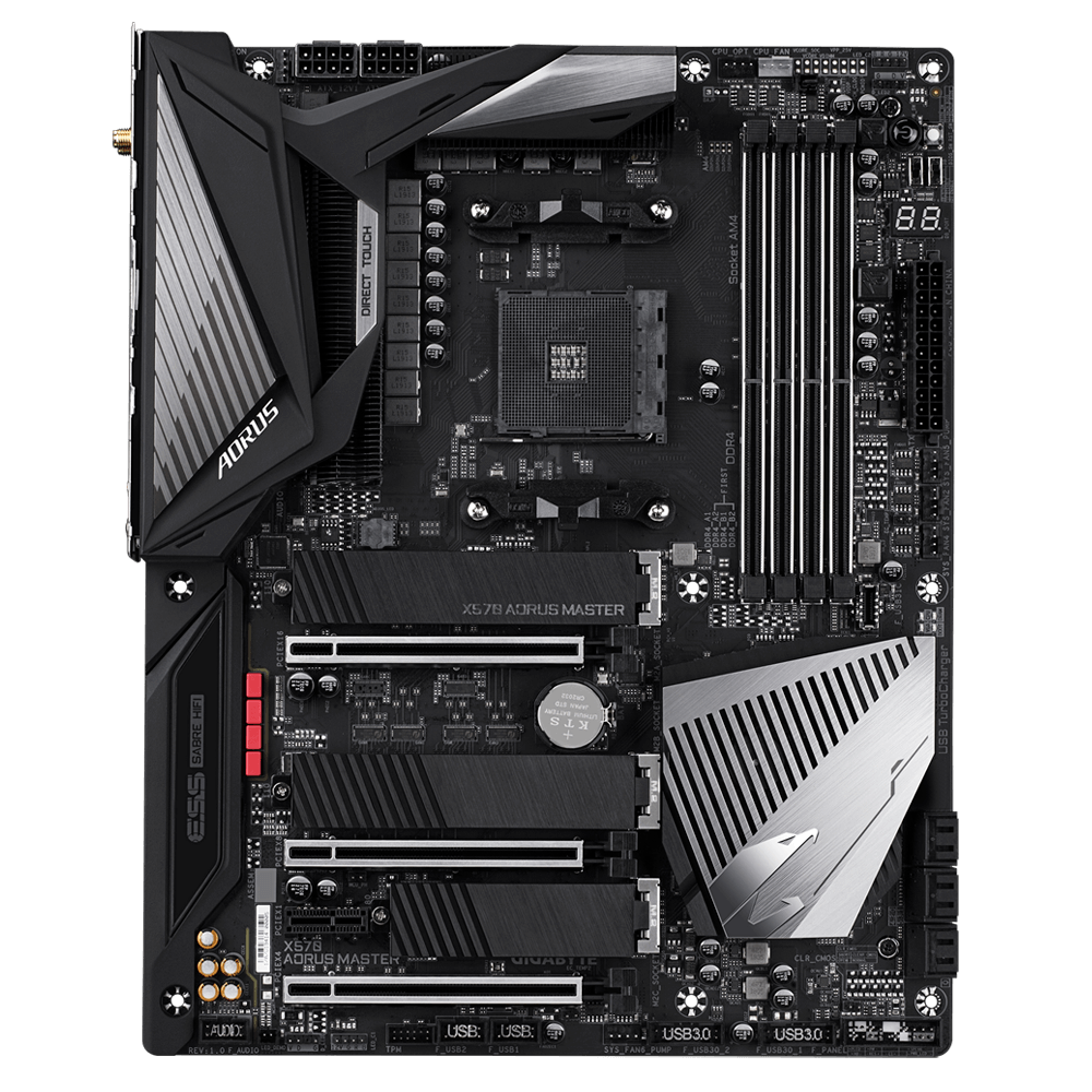 Gigabyte X570 Aorus Master Desktop Motherboard (Refurbished)