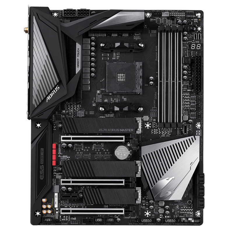 Gigabyte X570 Aorus Master Desktop Motherboard (Refurbished)
