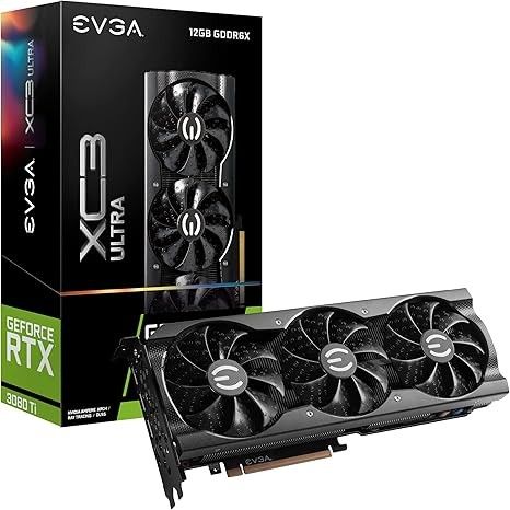 EVGA RTX 3080 Ti 12GB XC3 Triple Fan, Backplate, RGB, 12G-P5-3955-KR (Refurbished)