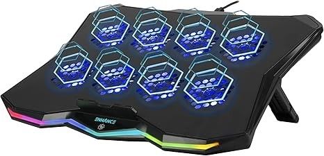 ENHANCE Infiltrate 3 Laptop Cooling Pad with RGB LED Lights