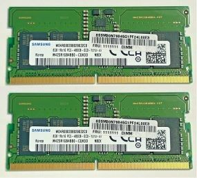 Samsung 16GB DDR5 SODIMM (8GBx2) 4800mhz, CL40 (Refurbished)