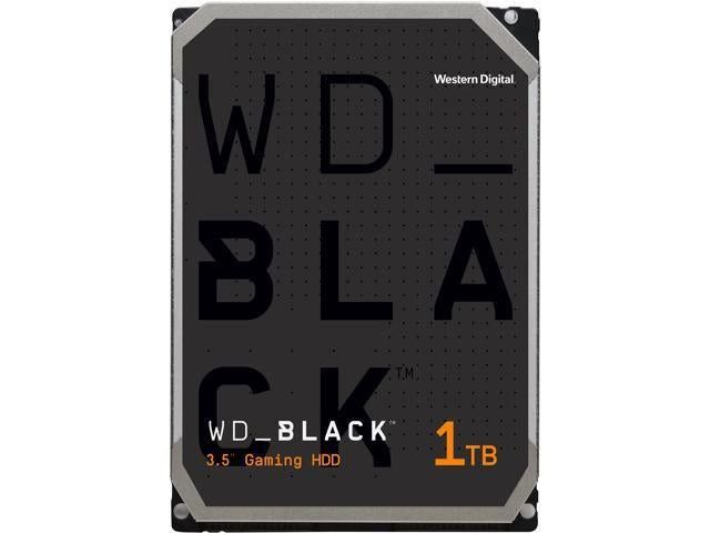 WD Black 1TB Desktop Hard Disk Drive - 7200 RPM SATA 6GB/S 64MB Cache 3.5 Inch (Refurbished)