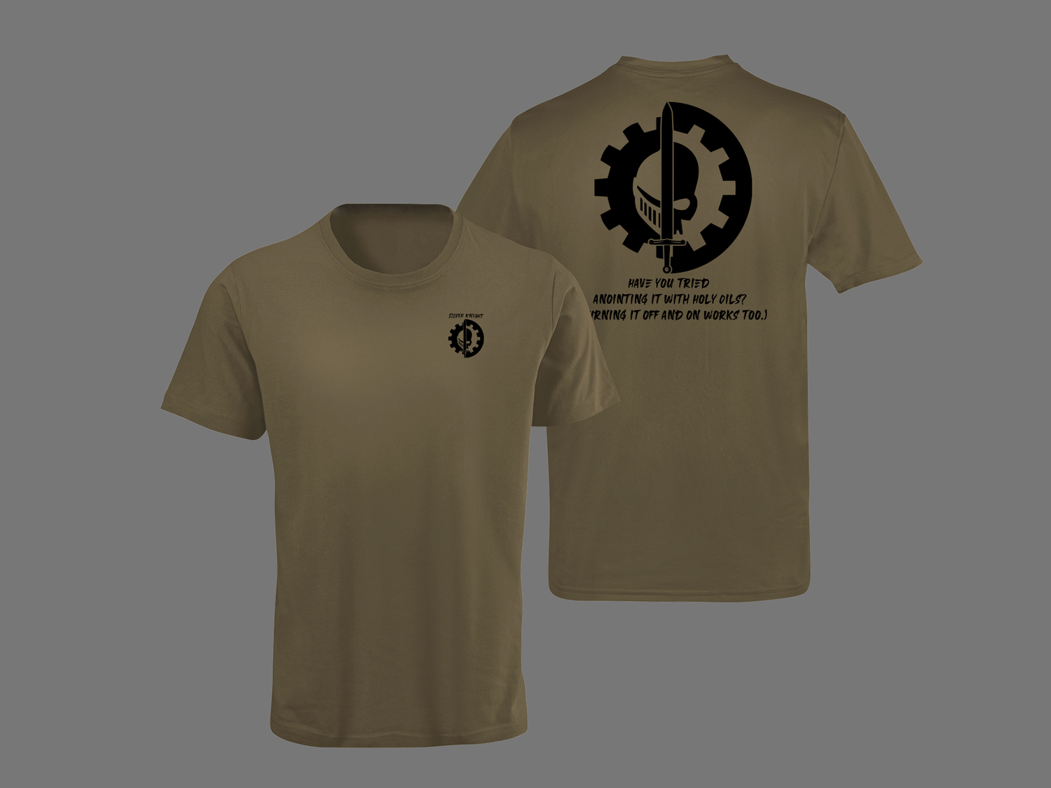 SKPC's Dungeon Tech Olive Shirts