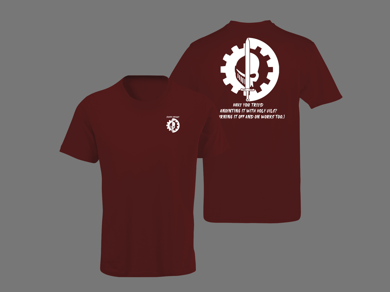 SKPC's Dungeon Tech Maroon Shirts
