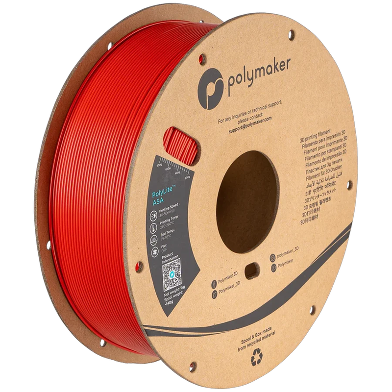 Polymaker™ ASA Red 1.75mm