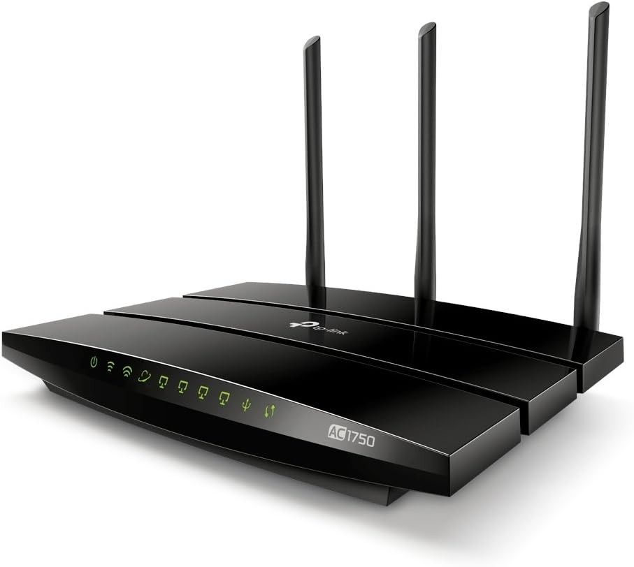 TP Link AC1750 Smart Wi-Fi Router ARCHER A7  Dual Band Gigabit Wireless Internet Router for Home with Alexa Server Control (Open Box)