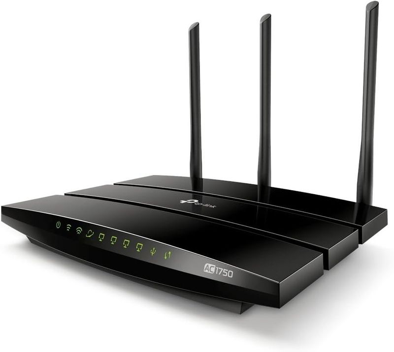 TP Link AC1750 Smart Wi-Fi Router ARCHER A7  Dual Band Gigabit Wireless Internet Router for Home with Alexa Server Control (Open Box)