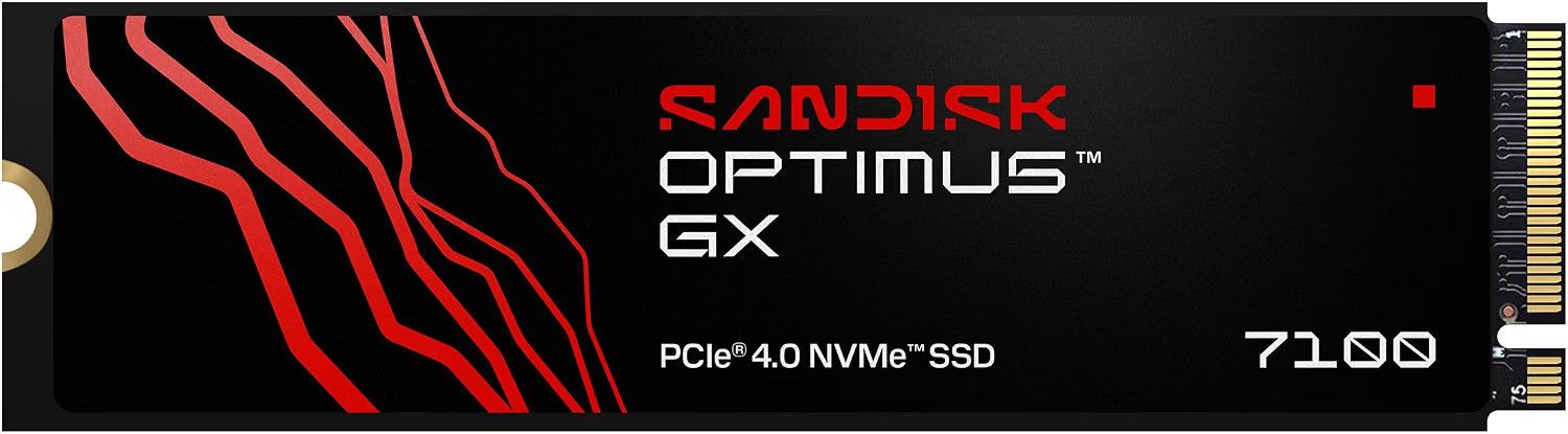 Sandisk Optimus GX 7100 2TB NVMe SSD PCIe 4.0 M.2 2280