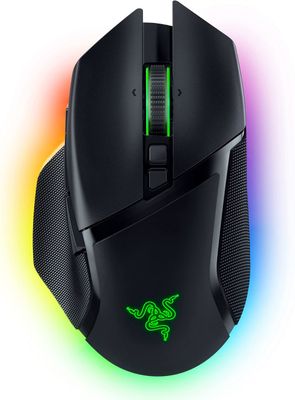 Razer Basilisk V3 Pro Customizable Wireless Gaming Mouse with Razer HyperScroll Tilt Wheel Black