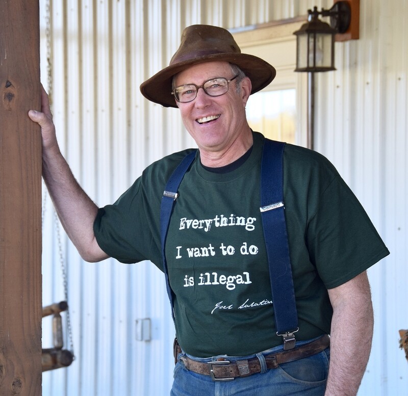 T-SHIRT- Everything I Want To Do Is Illegal (Dark Green)