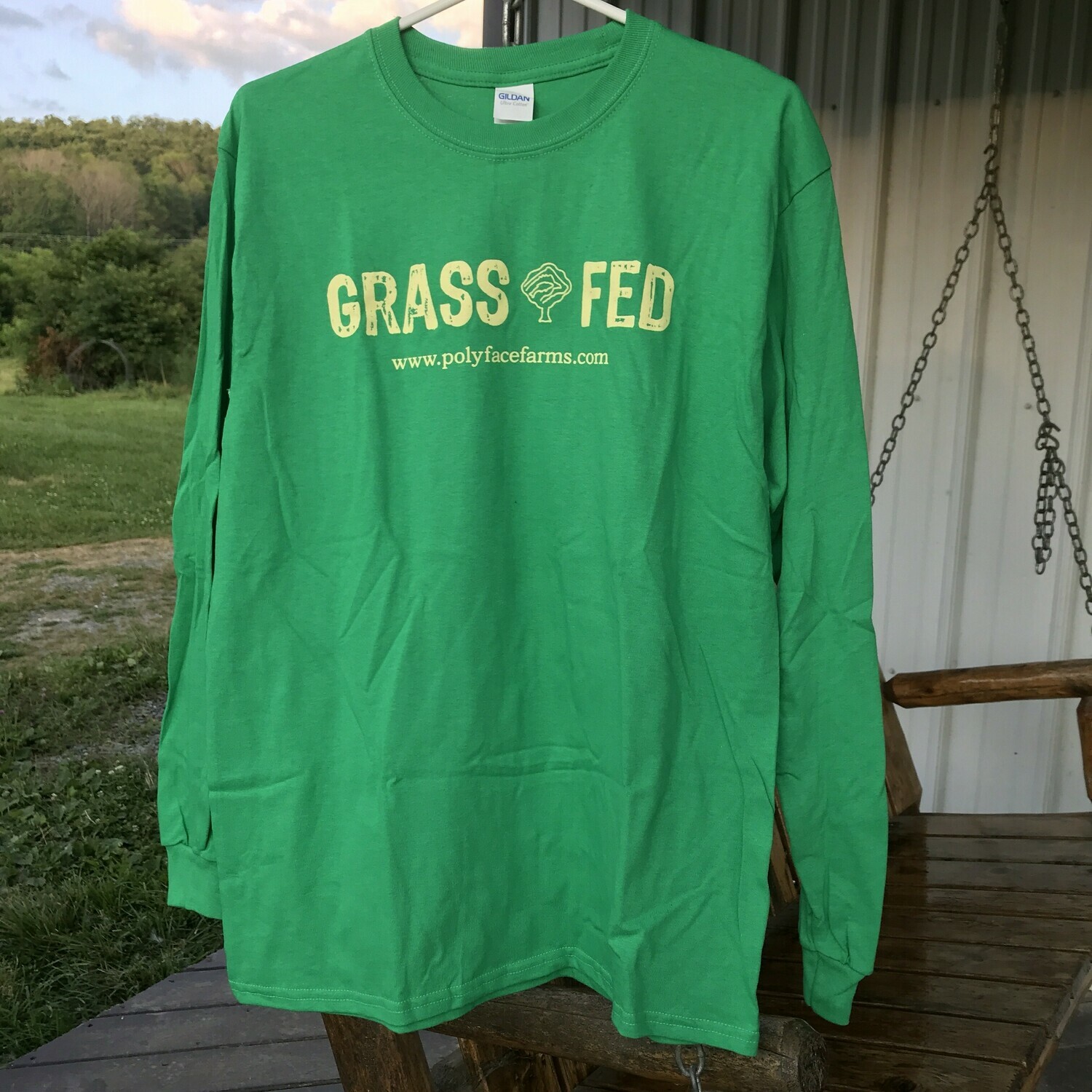 LONG SLEEVE T-SHIRT-Grass Fed