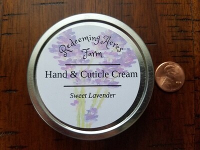 SWEET LAVENDER HAND &amp; CUTICLE CREAM TIN