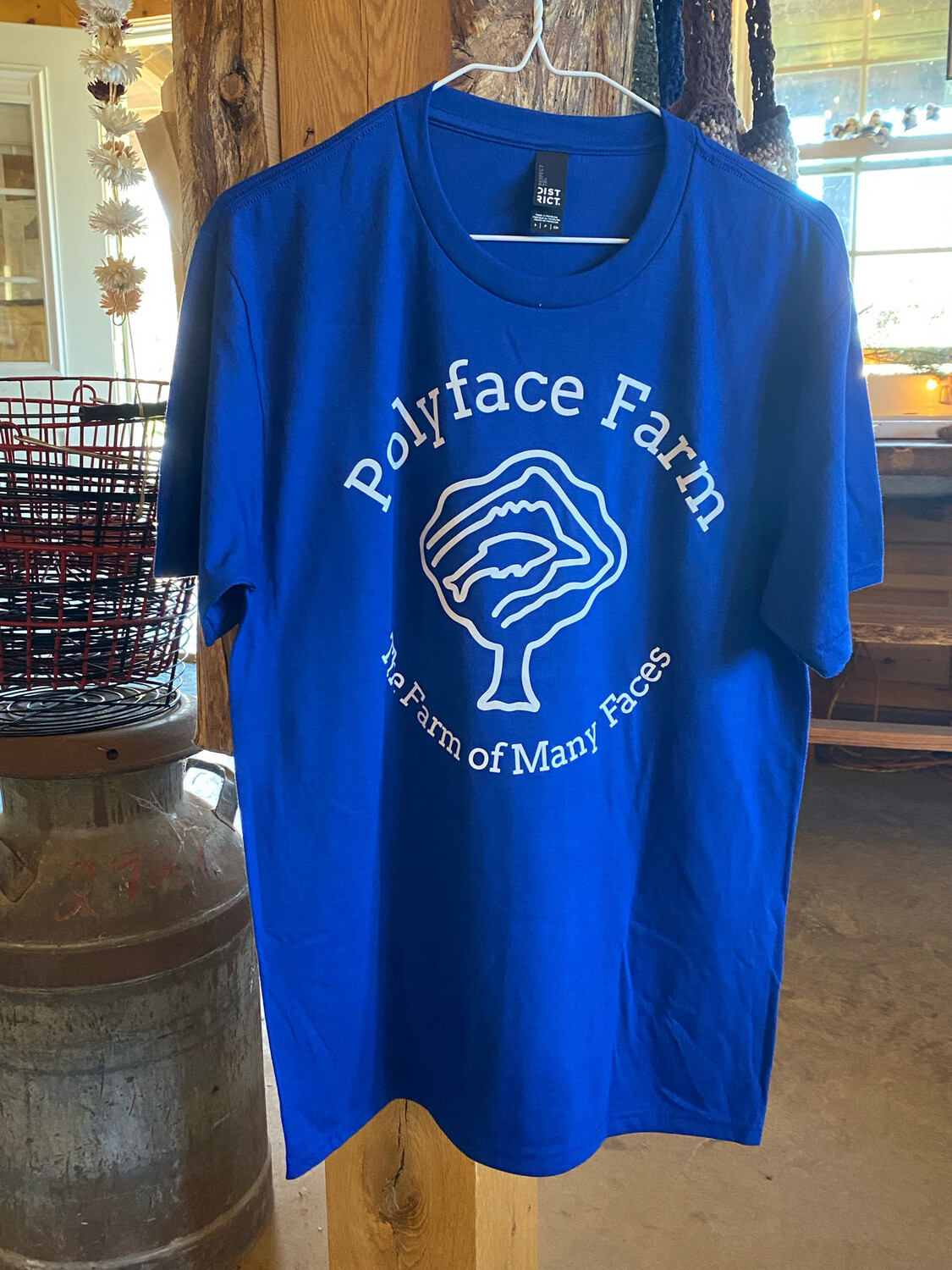 T-SHIRT- Polyface Farm Signature (Royal Blue)