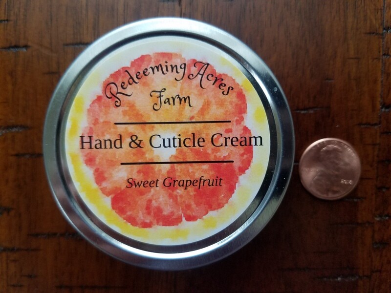 SWEET GRAPEFRUIT HAND &amp; CUTICLE CREAM TIN