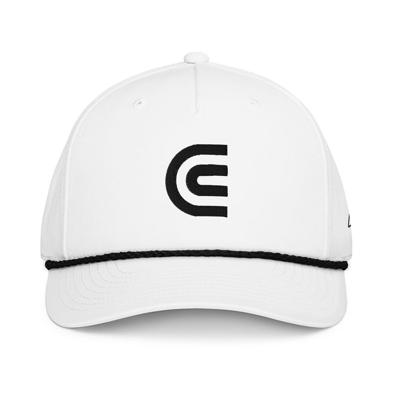 First Edition Logo Rope Hat - White
