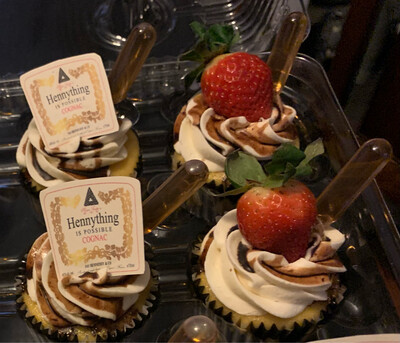 Fathers Day Hennessy Cupcakes 4 Pk.