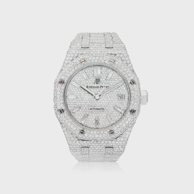 FULL DIAMOND AUDEMARS PIGUET ROYAL OAK WOMEN&#39;S WATCH