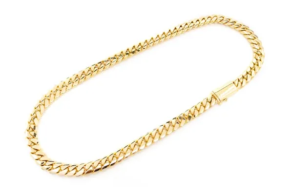 10MM MIAMI CUBAN 14K SOLID GOLD CHAIN-BRACELET