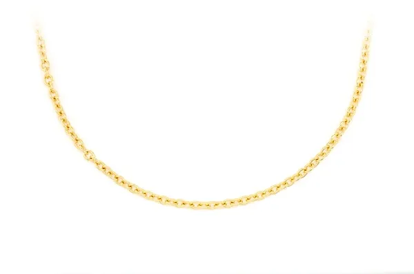 2MM ROLO 14K SOLID GOLD CHAIN