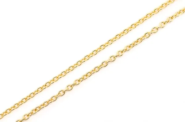 2MM ROLO 14K SOLID GOLD CHAIN-BRACELET