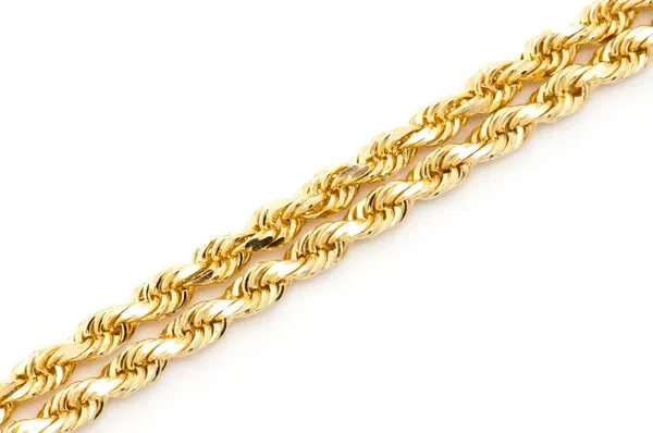 3MM ROPE 14K SOLID GOLD CHAIN - BRACELET