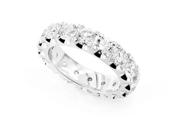 30PT ETERNITY DIAMOND BAND 14K SOLID GOLD 4.50CTW