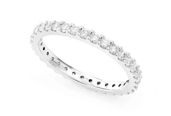 ETERNITY DIAMOND BAND 14K SOLID GOLD 0.75CTW
