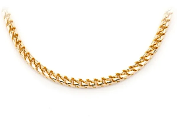 4MM FRANCO 14K SOLID GOLD CHAIN