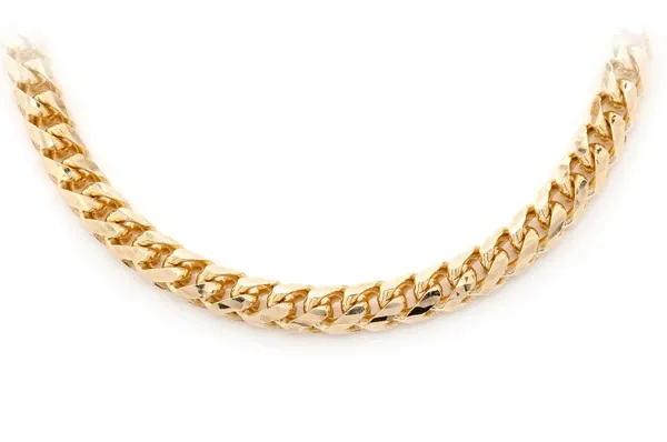 5MM FRANCO 14K SOLID GOLD CHAIN
