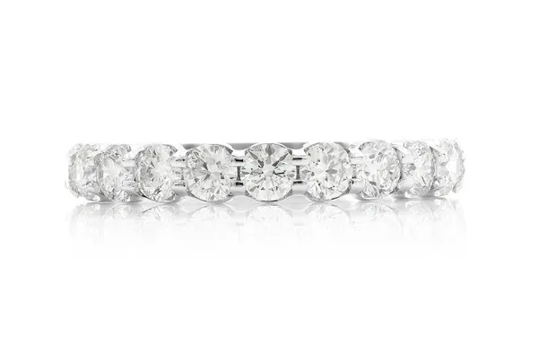10PT ROUND DIAMOND BAND 14K SOLID GOLD 2.00CTW