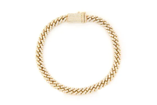 4MM MIAMI CUBAN DIAMOND BRACELET 14K SOLID GOLD 1.50CTW